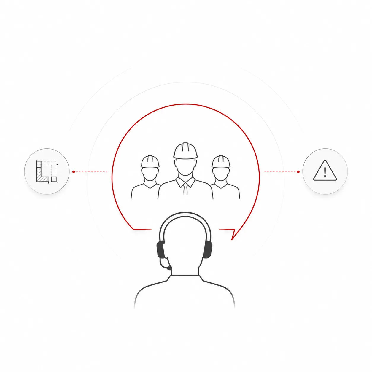 Technical backup illustration