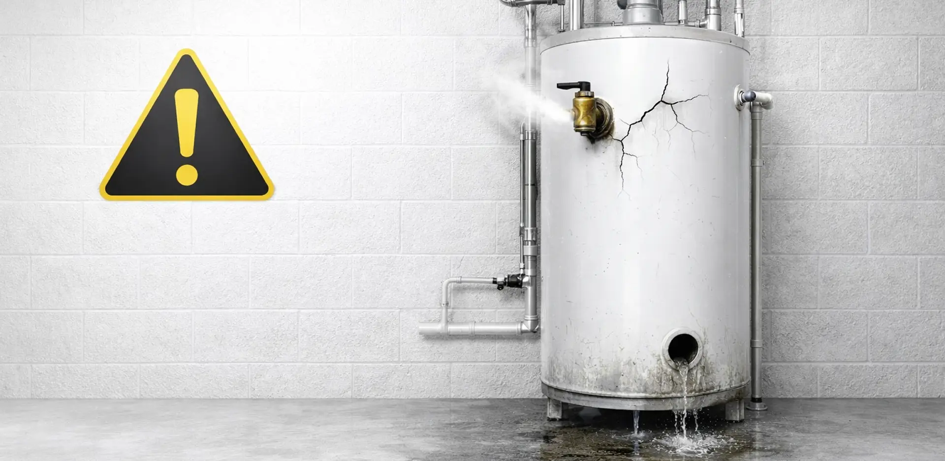 water heater explosion warning signs